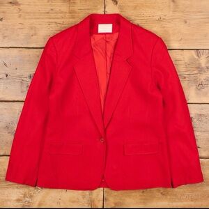 Pendleton 100% Virgin Wool Red Blazer